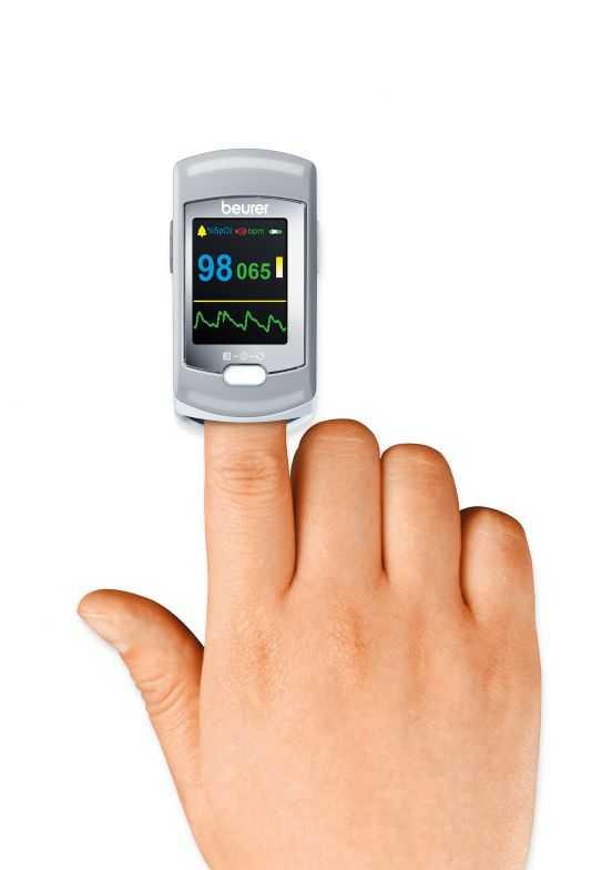 Máy đo nồng độ Oxy trong máu (SPO2) và nhịp tim BEURER PO80 là thiết bị dùng để đo lường độ bão hòa oxy trong máu, đo nhịp tim thông qua đầu ngón tay của bệnh nhân