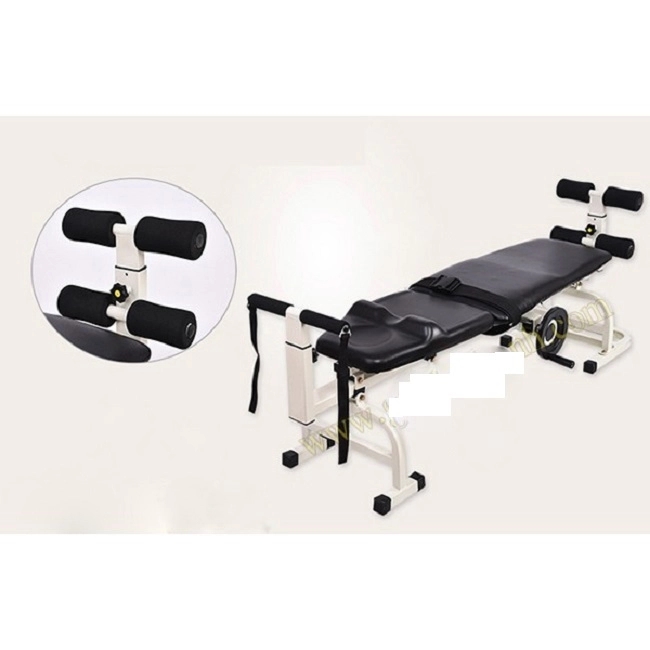 Giường kéo giãn cột sống lưng cổ AKIKO L85-05 kết hợp các bài tập trị liệu kéo giãn sống lưng