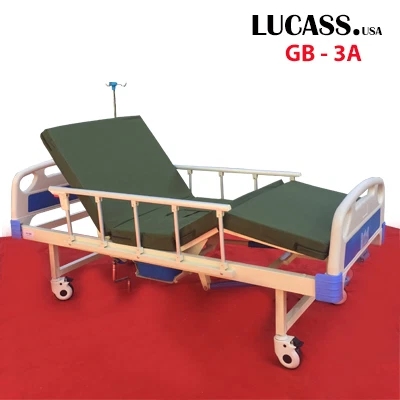 ​Giường y tế Lucass GB3-3A trang bị đầy đủ các dụng cụ đi kèm cần thiết