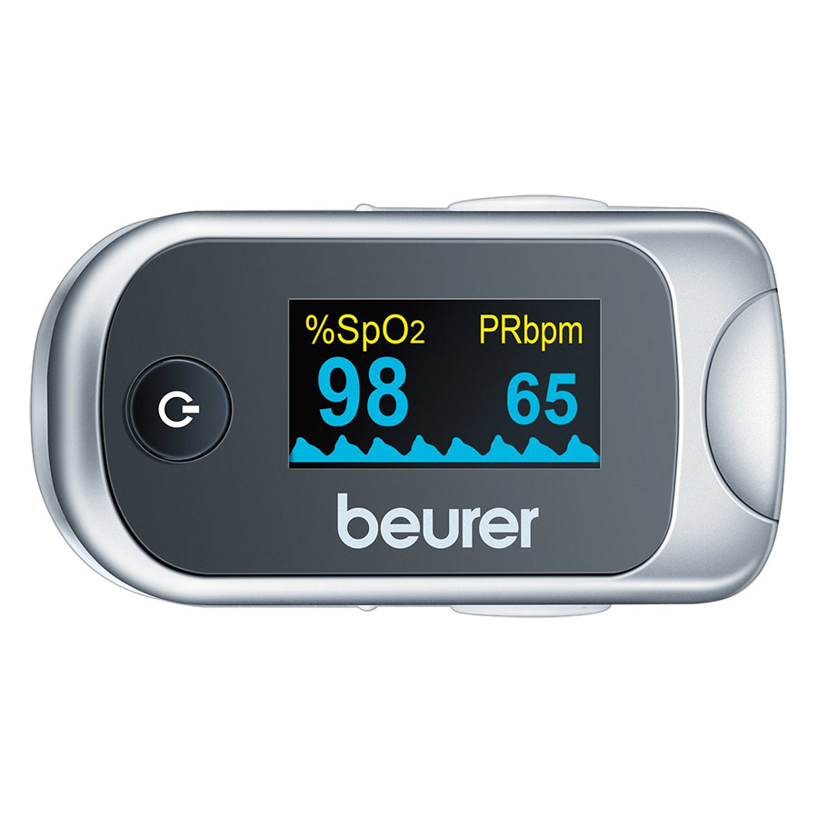 Máy đo nồng độ oxy Beurer PO 40 - Đo nồng độ oxy và nhịp tim thiết bị cần thiết cho mỗi gia đình.
